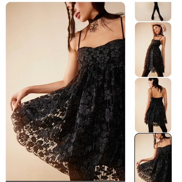 FREE PEOPLE All That Glitters Mini Dress - Picture 2 of 9